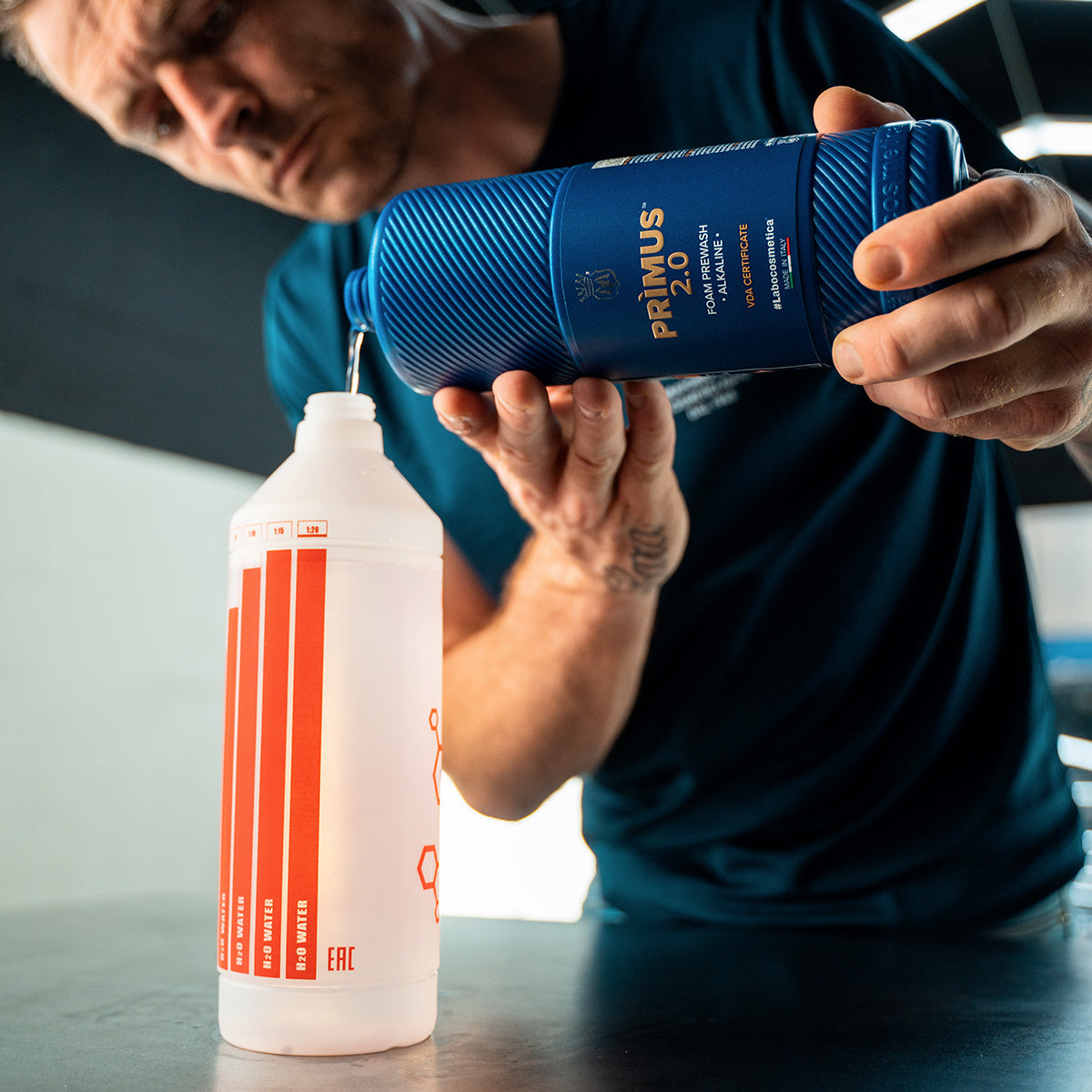 Labocosmetica PRÌMUS 2.0 Alkaline pH Snow Foam Pre-Wash - Alpha Details