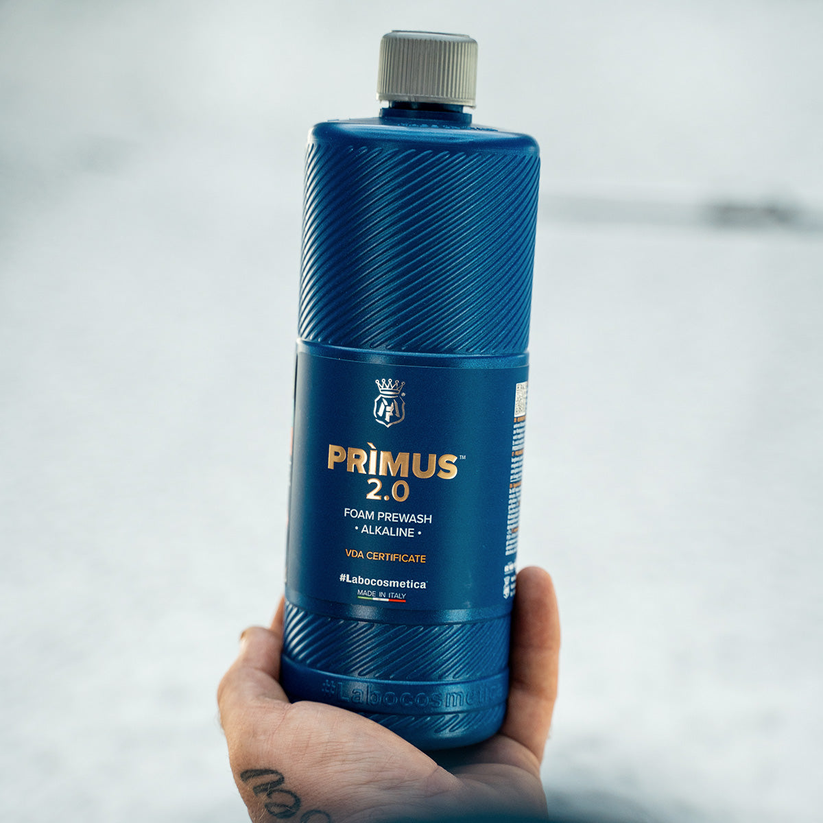 Labocosmetica PRÌMUS 2.0 Alkaline pH Snow Foam Pre-Wash - Alpha Details