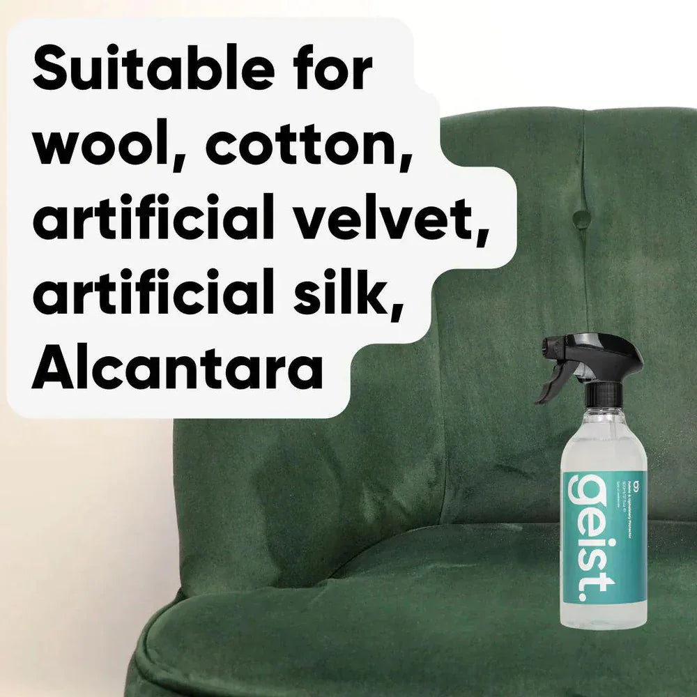 Geist Fabric, Upholstery & Carpet Protector Spray 500 ml - Alpha Details