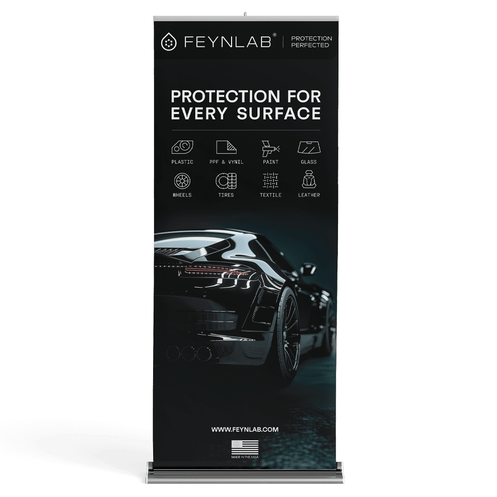 Feynlab Roll-Up Banner - Protection for Every Surface