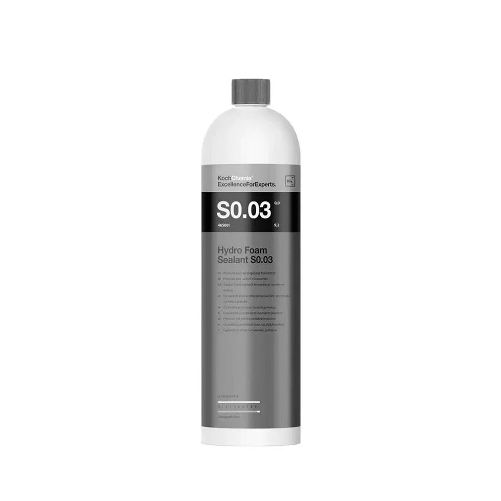 Koch Chemie S0.03 Hydro Foam Sealant 1L bottle – hydrophobic snow foam concentrate for high-gloss paint protection