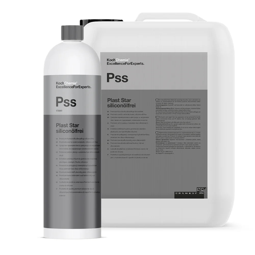 Koch Chemie PSS - Plast Star Tyre, Trim & Plastic Dressing – Alpha Koch Chemie PSS - Plast Star Tyre, Trim & Plastic Dressing – Alpha