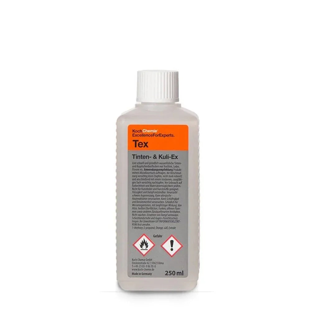 KOCH CHEMIE TEX - TINTEN & KULI-EX INK & BALLPOINT REMOVER 250ML - Alpha Details