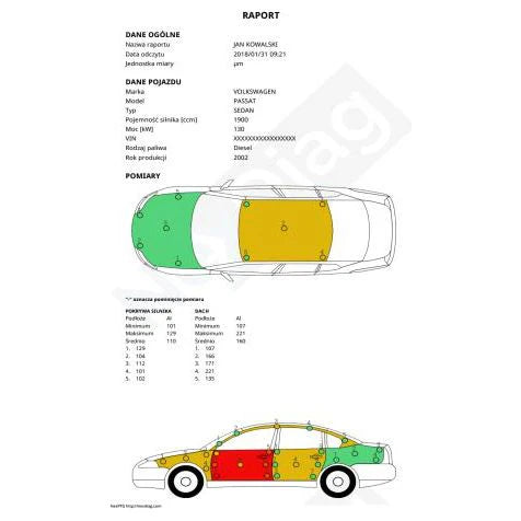 NexDiag NexPTG PRO Professional — Bluetooth Paint Thickness Gauge - Alpha Details