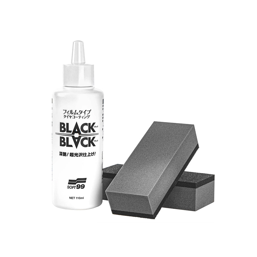 Soft99 Tire Coating Liquid - BLACK BLACK — packaging detail 2