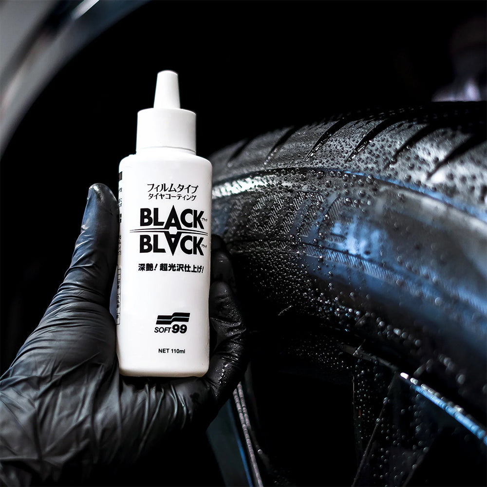 Soft99 Tire Coating Liquid - BLACK BLACK — packaging detail 4