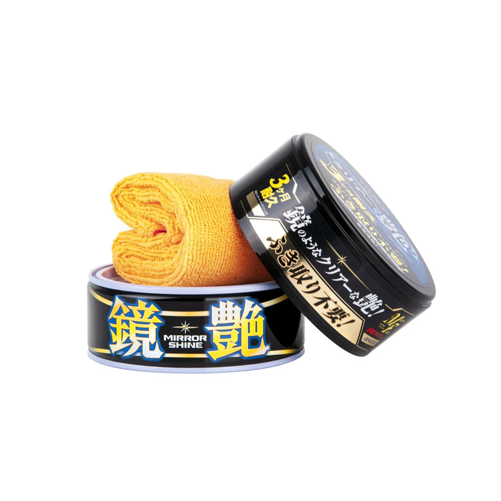 Soft99 Mirror Shine Wax Dark — packaging detail 1