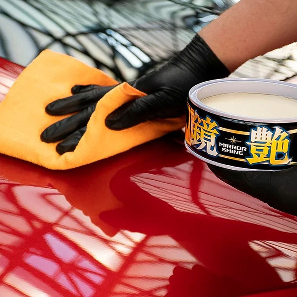 Soft99 Mirror Shine Wax Dark — packaging detail 4