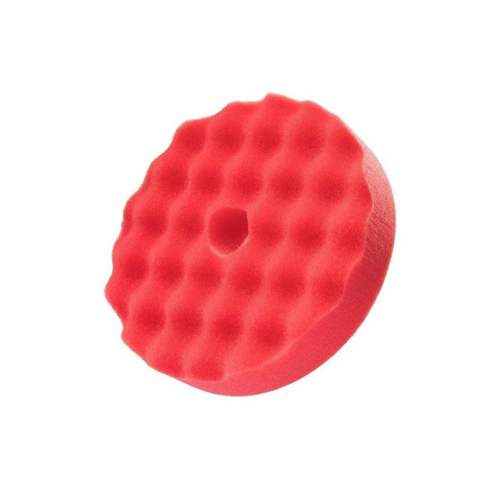 DIY Detail 5.25 inch red waffle rotary jeweling finishing pad