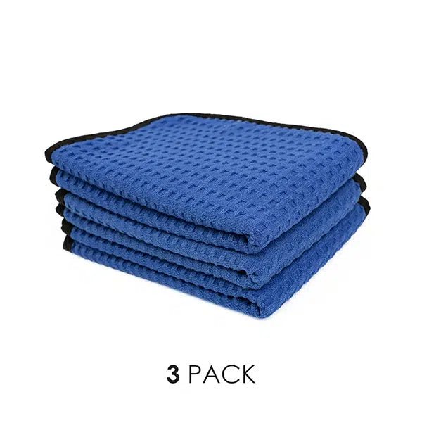 The Rag Company DRY ME A RIVER Waffle Weave Drying Towel - Alpha Details