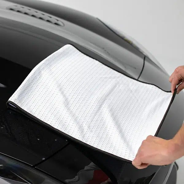 The Rag Company DRY ME A RIVER Waffle Weave Drying Towel - Alpha Details