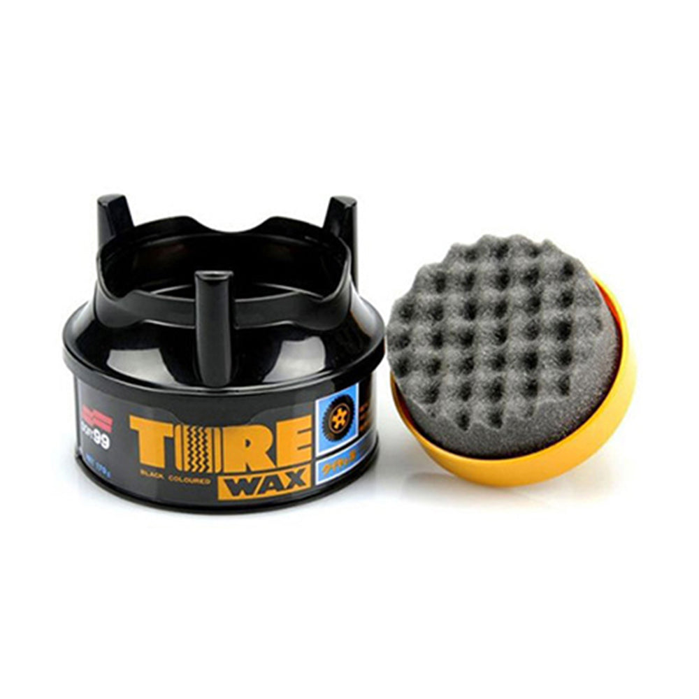 Soft99 Tire Black Wax — packaging detail 2