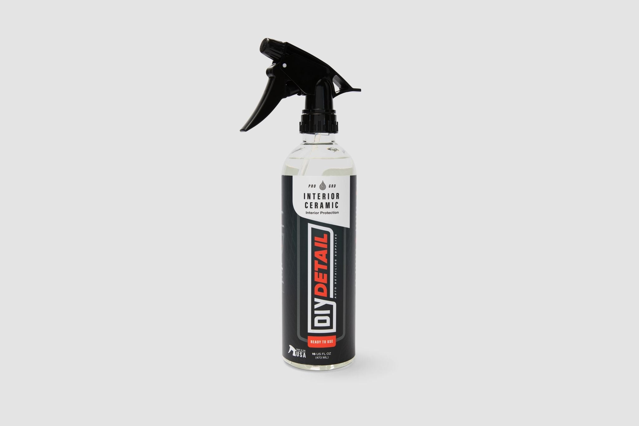 DIY Detail Interior Ceramic Coating 473ml spray bottle — interior ceramic protection for leather, fabric and trim