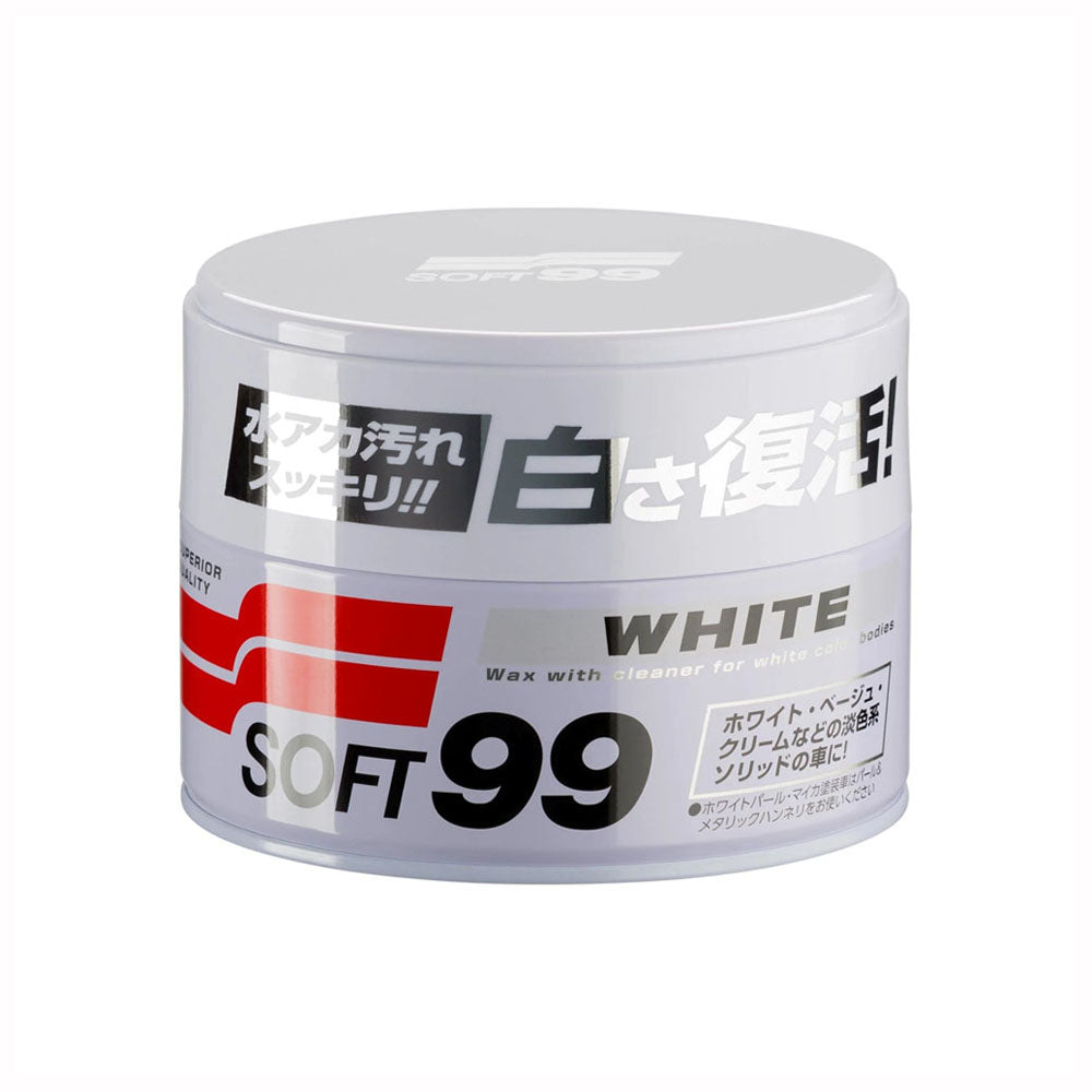 Soft99 Series White Soft Wax — official Japanese retail packaging