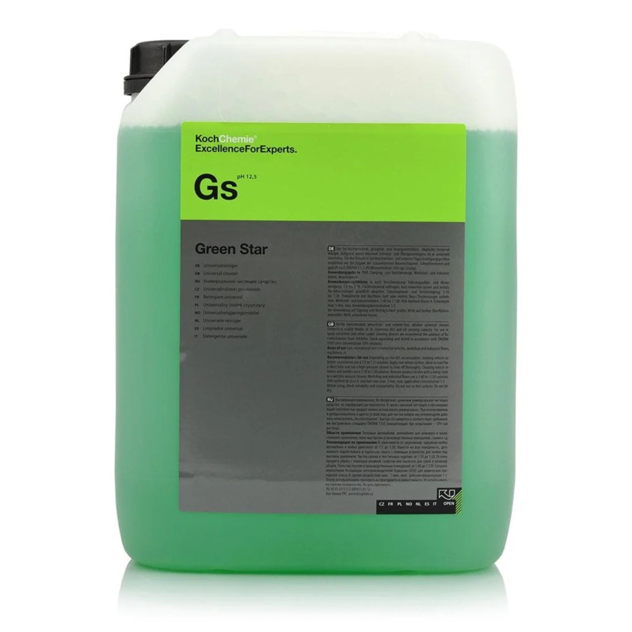 Koch Chemie GS - Green Star - Alpha Details