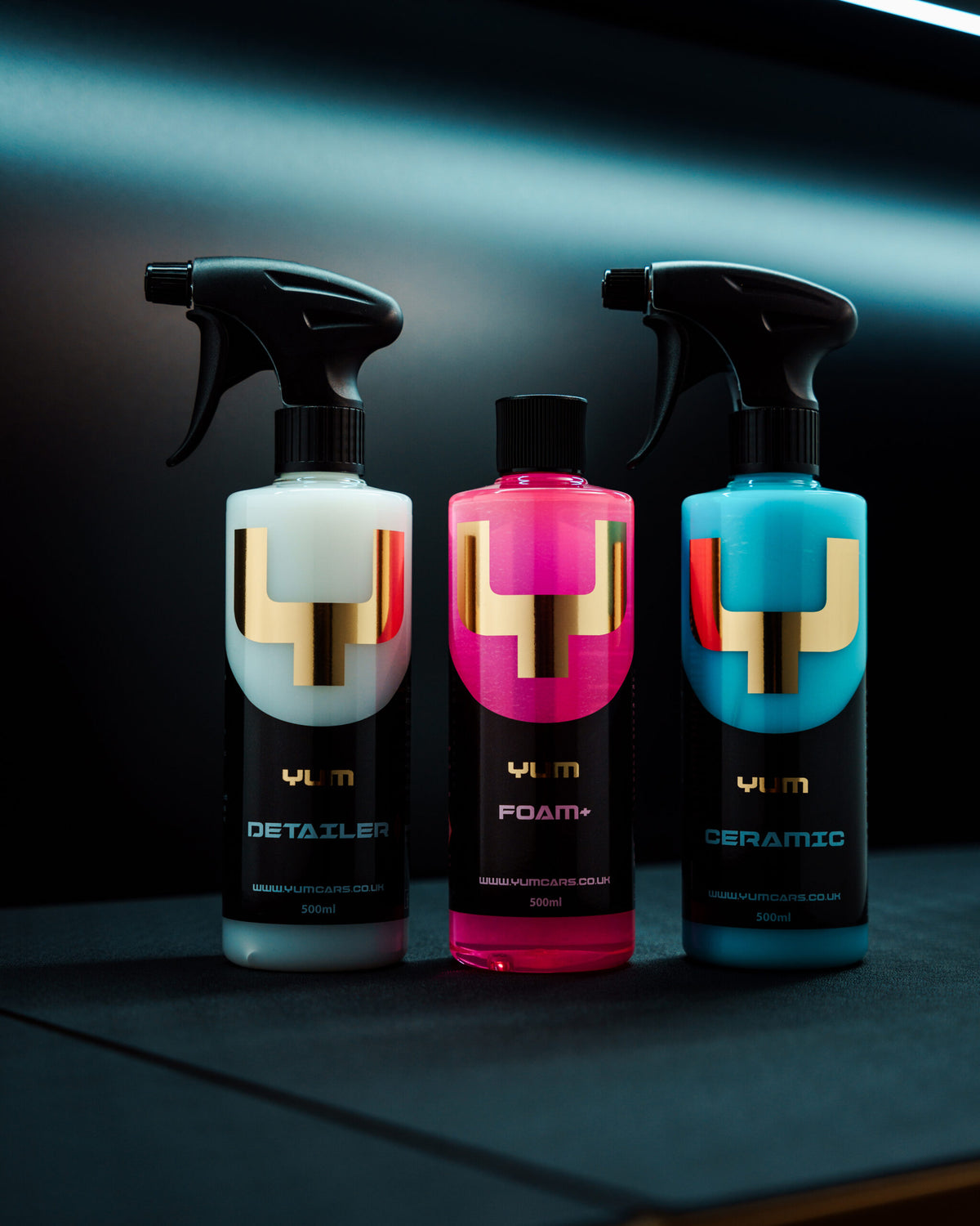 Yum Cars Protection Bundle - Ceramic, Foam+ and Detailer