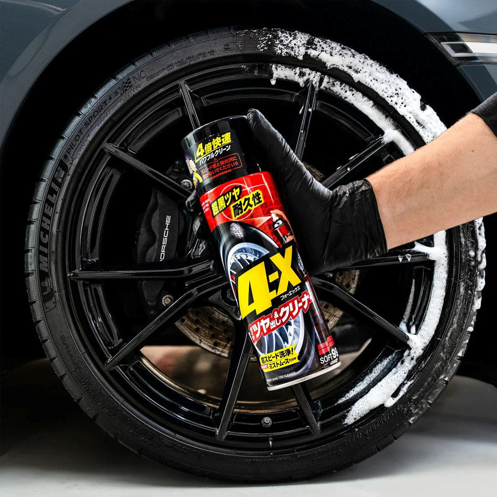 Soft99 4-X Tire Cleaner — packaging detail 1