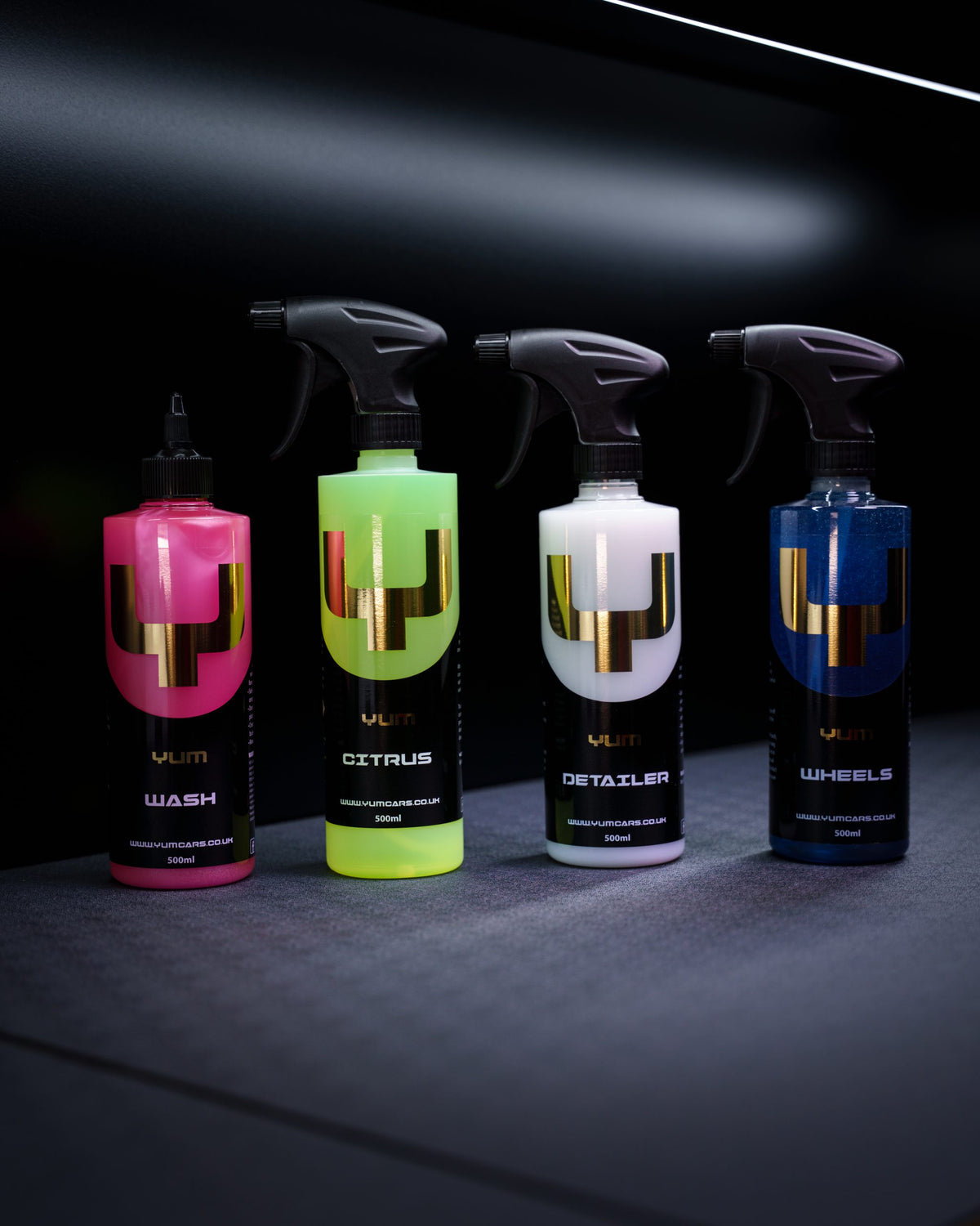 Yum Cars Wash Bundle 2.0 - Wash, Wheels, Detailer and Citrus