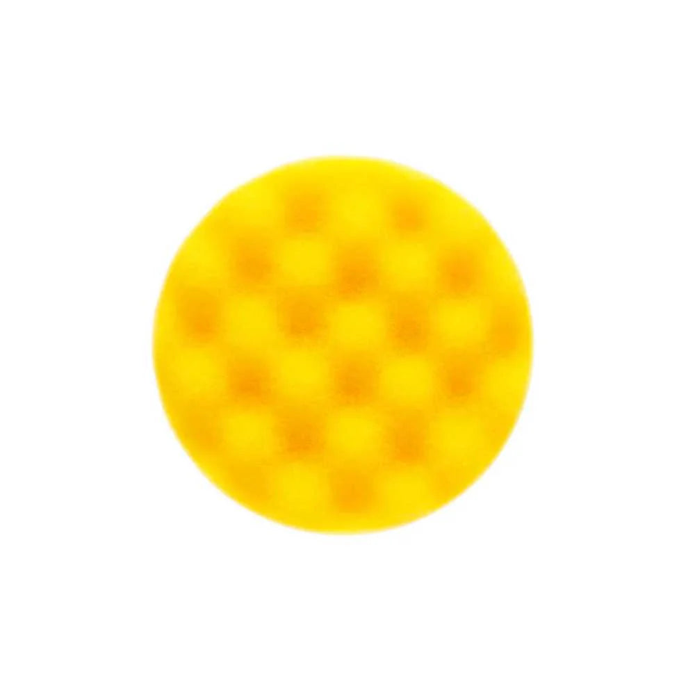 Mirka Polishing Foam Pad 85x25mm Yellow Waffle 2 Pack