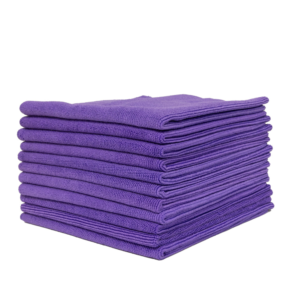 Aquatouch ACE Heavyweight 400 GSM pearl weave microfibre cloth detail, dual-sided pearl weave, ultrasonic edgeless cut
