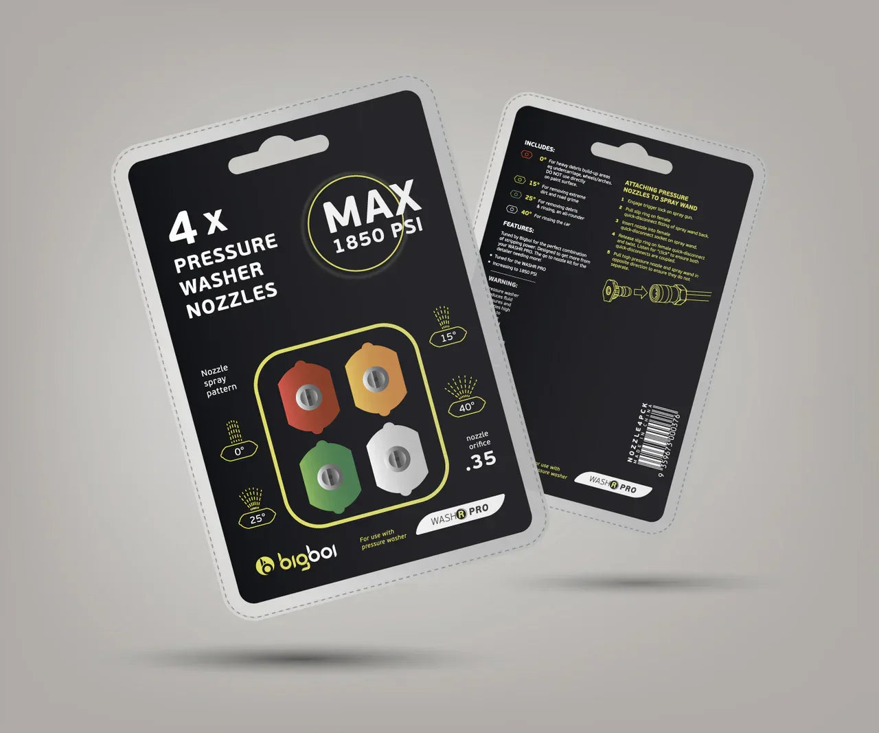 Bigboi WASHR PRO Nozzles - Alpha Details