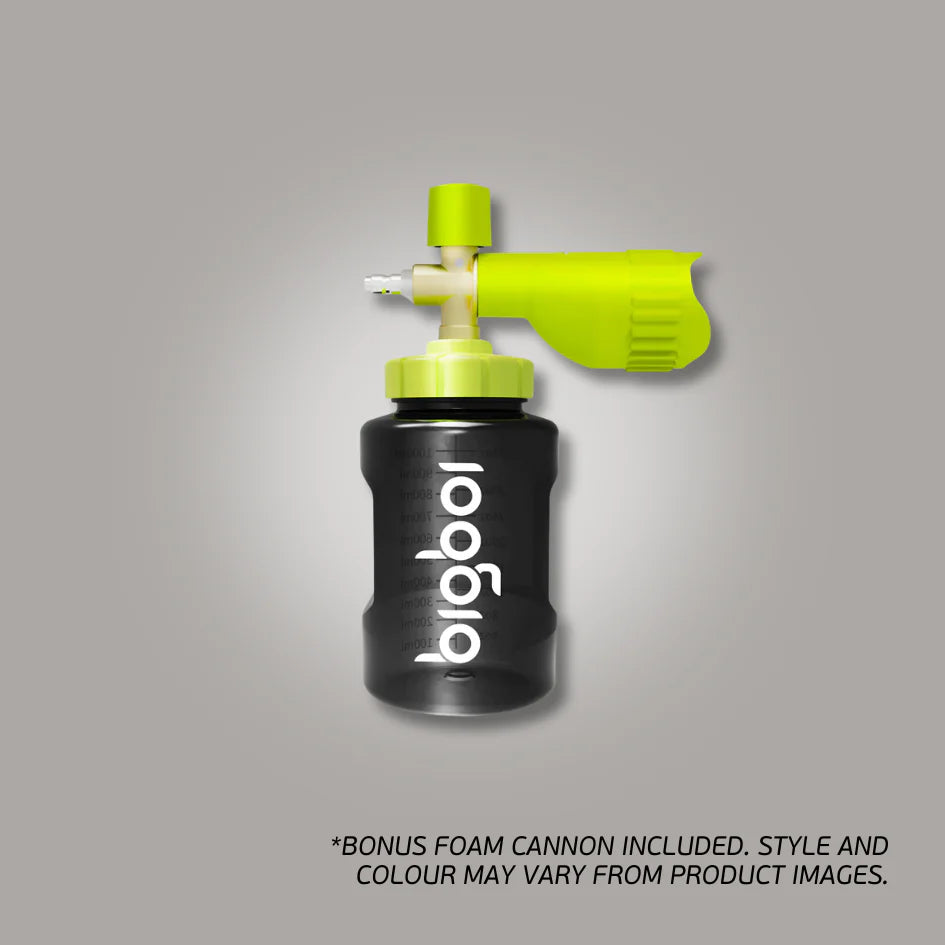 Bonus Bigboi foam cannon snow foam lance included with WASHR DUO pressure washer purchase