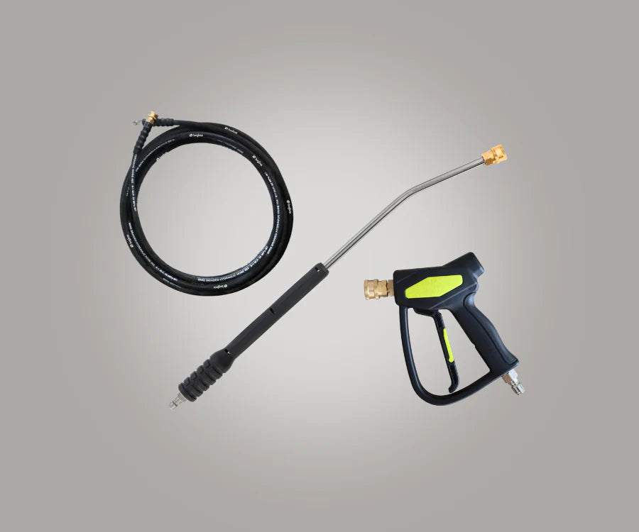 Bigboi WASHR TRADIE Kit high-pressure hose and spray gun with brass quick-connect fittings