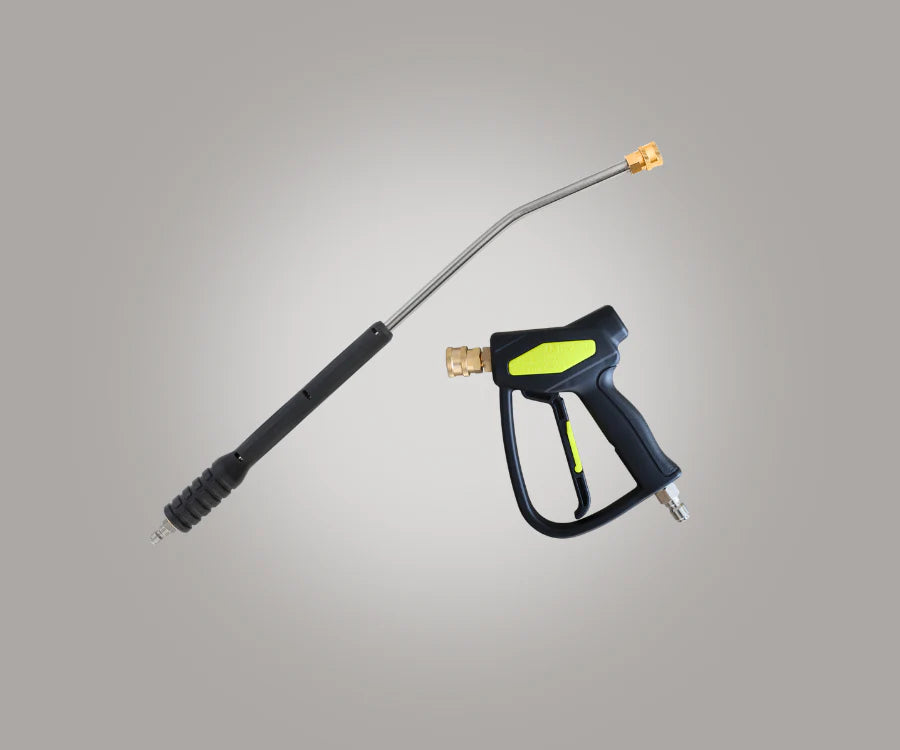 Bigboi WASHR TRADIE spray gun with stainless steel lance wand and quick-release connector