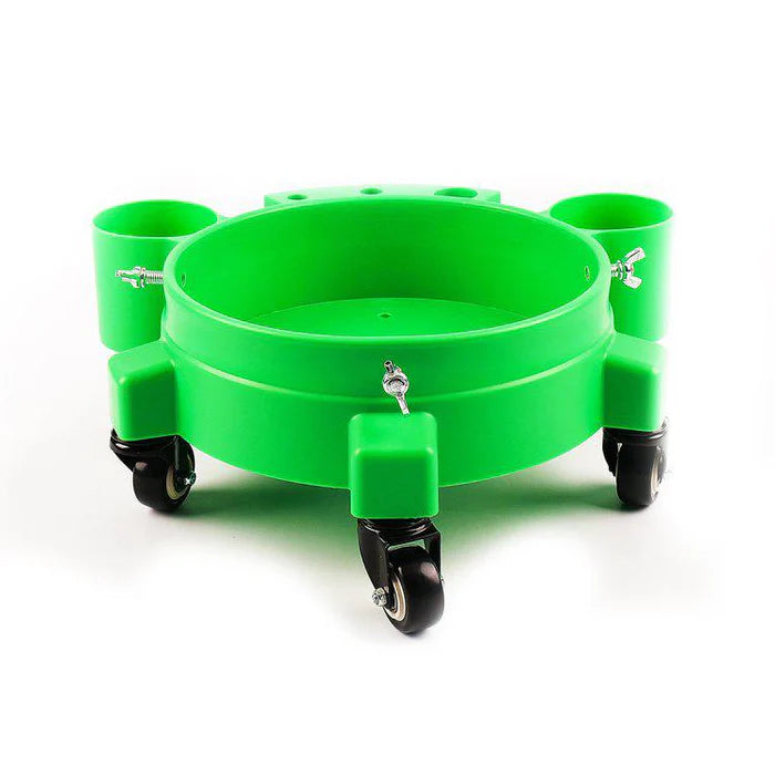 Maxshine Rolling Bucket Dolly Black/Red/Green - Alpha Details