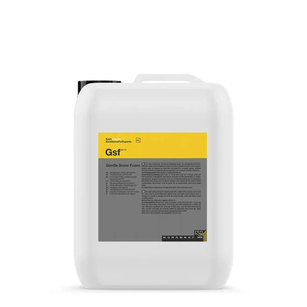 Koch Chemie Gentle Snow Foam GSF bottle detailing pre-wash shampoo 5L