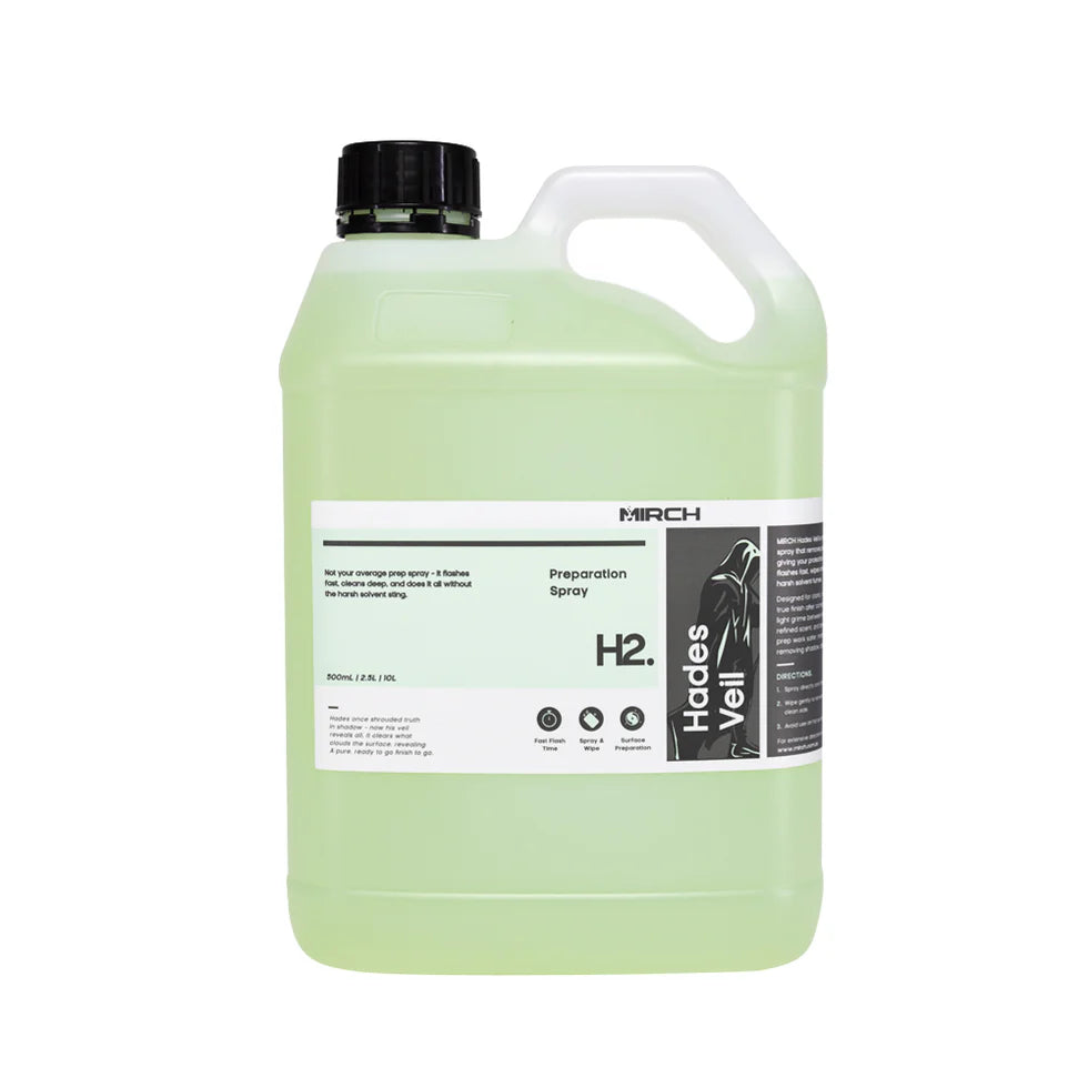 MIRCH Hades Veil | Low-Odour Coating Prep Panel Wipe | Removes Polish Oils & Fillers - Alpha Details