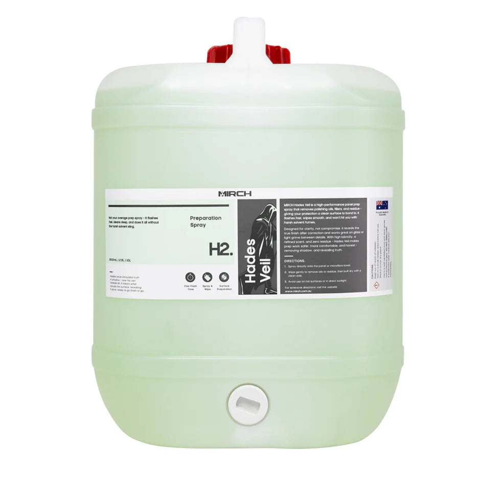 MIRCH Hades Veil | Low-Odour Coating Prep Panel Wipe | Removes Polish Oils & Fillers - Alpha Details