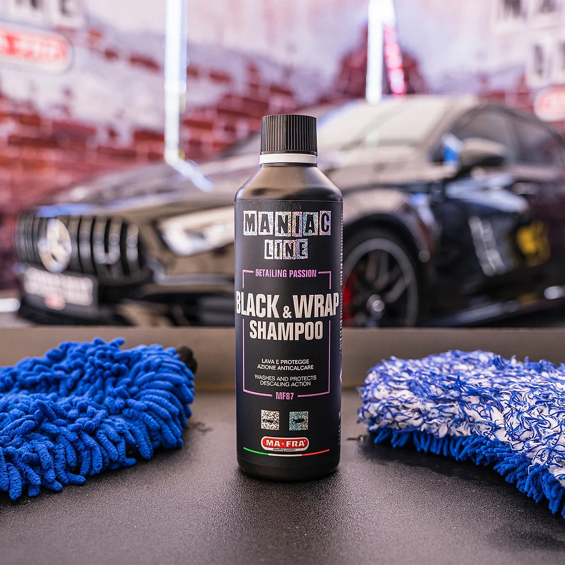 Maniac Line BLACK & WRAP Shampoo - Alpha Details