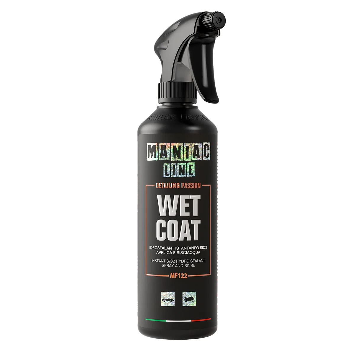 Maniac Line WET Coat - Alpha Details