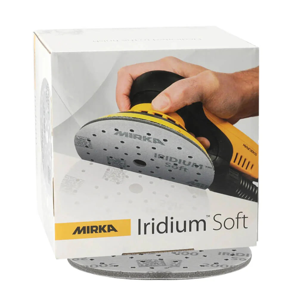 Mirka Iridium Soft Foam Abrasive 125mm – 20 Pack