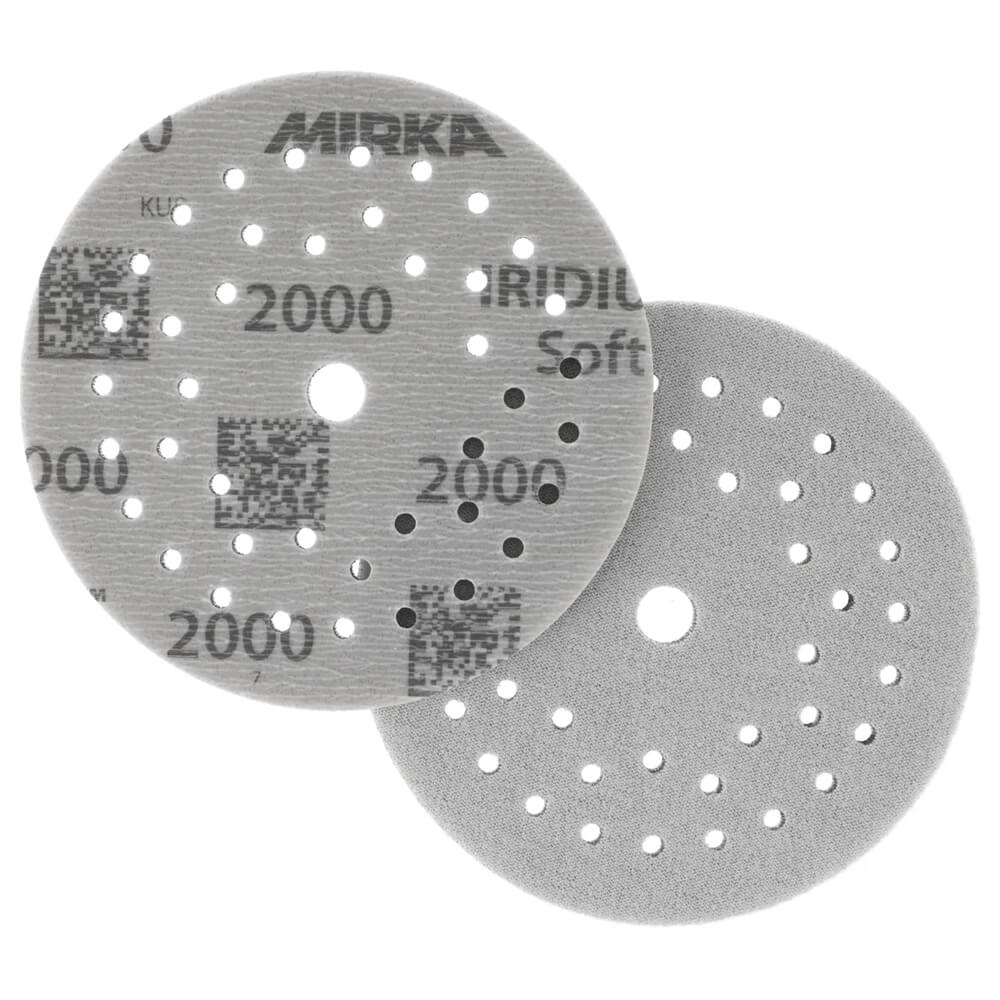 Mirka Iridium Soft Foam Abrasive 125mm – 20 Pack