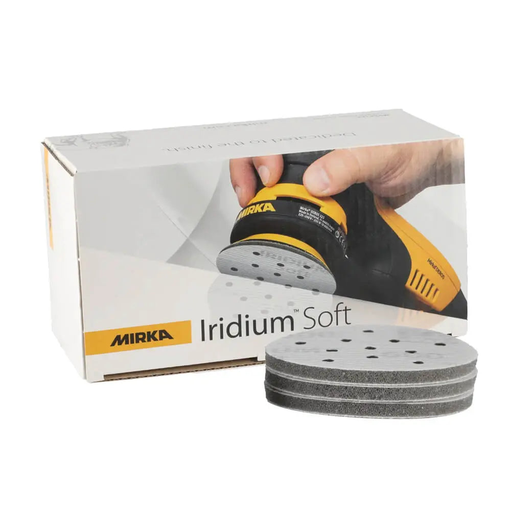 MIRKA Iridium Soft Foam Abrasive 77mm – 20 Pack