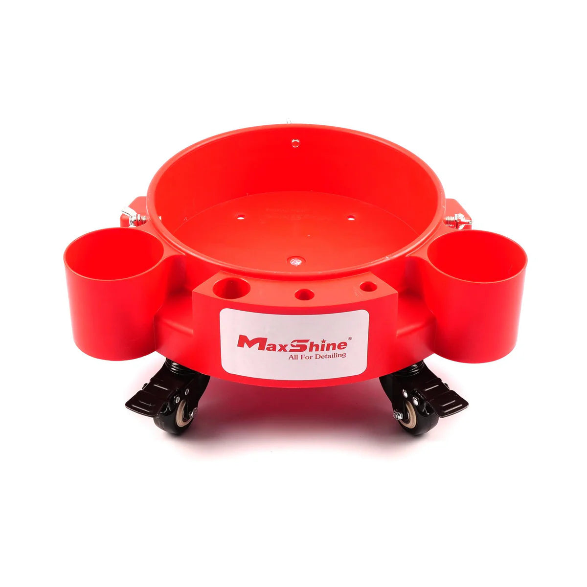 Maxshine Rolling Bucket Dolly Black/Red/Green - Alpha Details