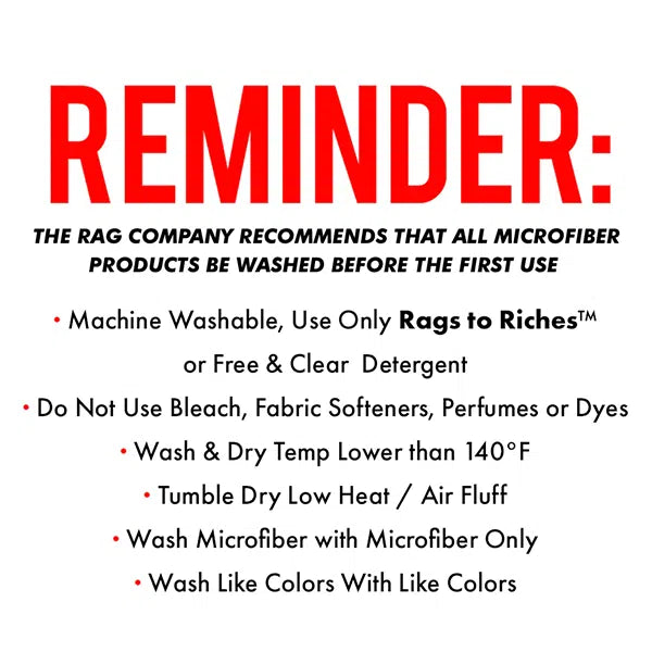 The Rag Company GAUNTLET KOREAN Premium Microfibre Drying Towels - Alpha Details