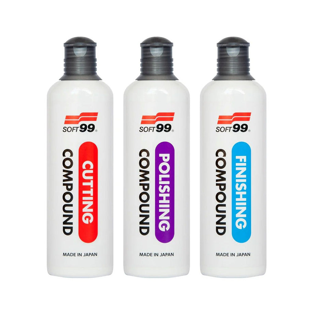 Soft99 Compound Set — official Japanese retail packaging
