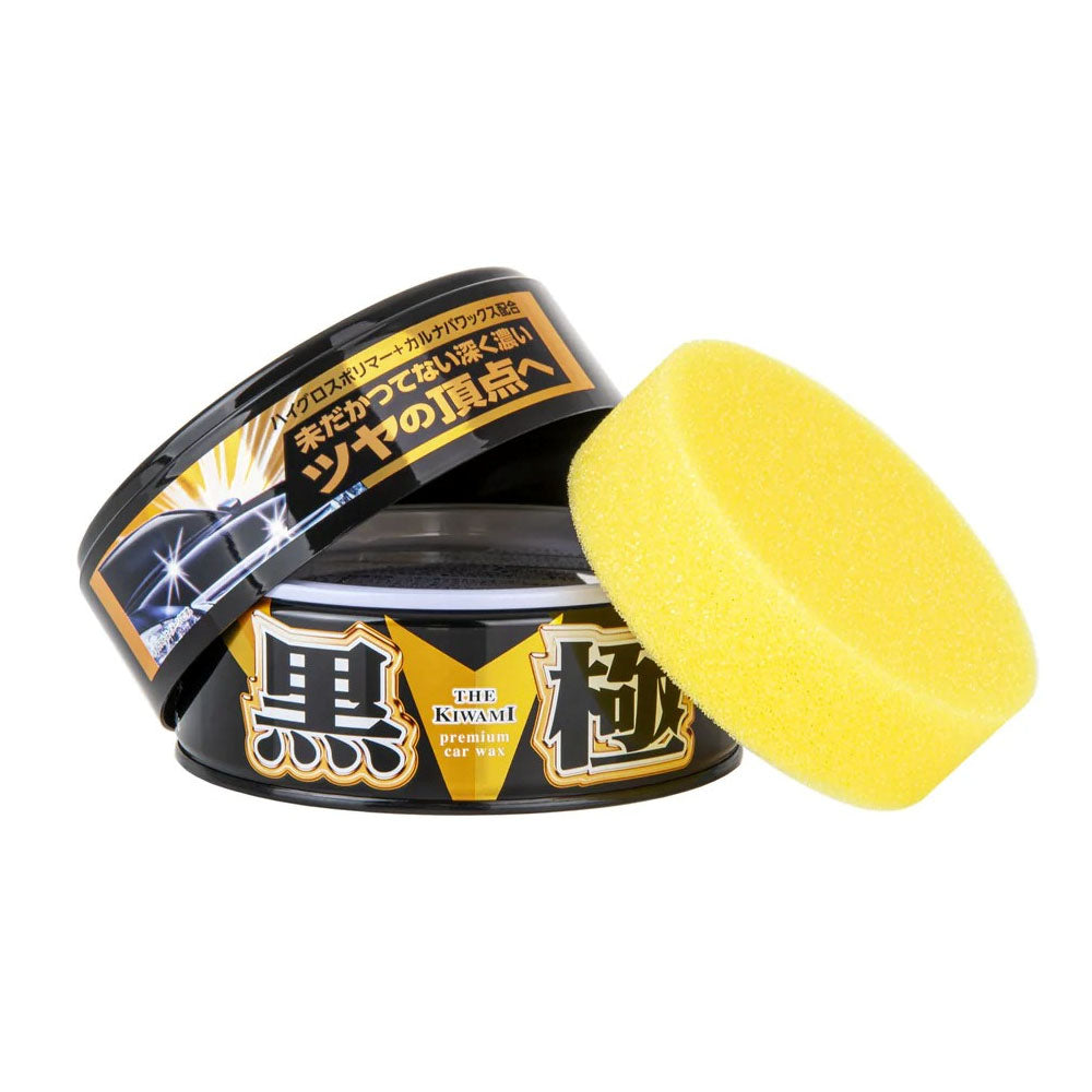 Soft99 EXTREME GLOSS BLACK Hard Wax - KIWAMI — packaging detail 1