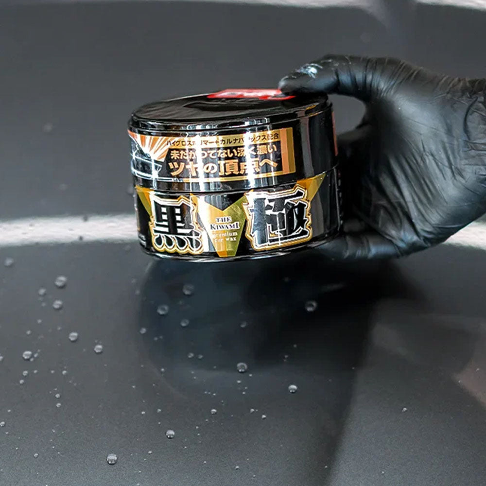 Soft99 EXTREME GLOSS BLACK Hard Wax - KIWAMI — packaging detail 4