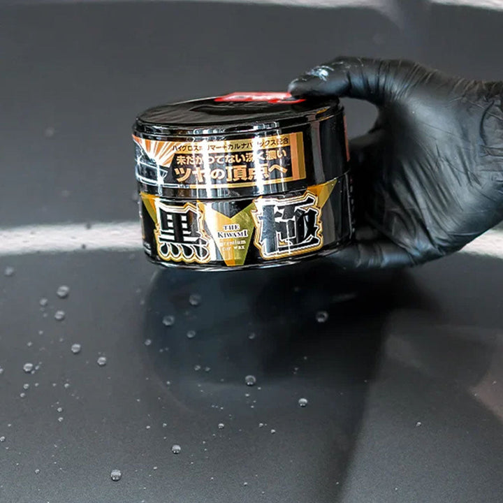 Soft99 EXTREME GLOSS BLACK Hard Wax - KIWAMI — packaging detail 4