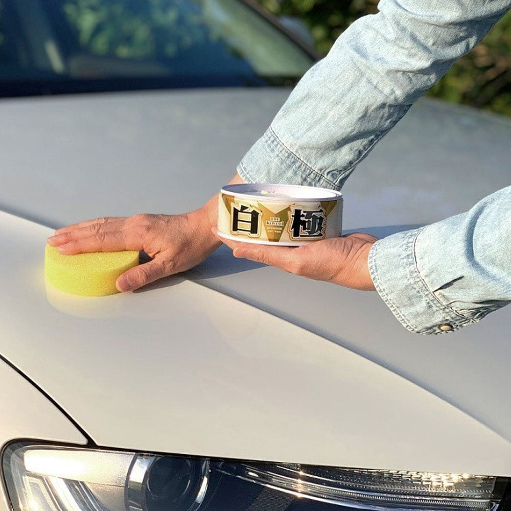 Soft99 EXTREME GLOSS WHITE Soft Paste Wax - KIWAMI — packaging detail 2