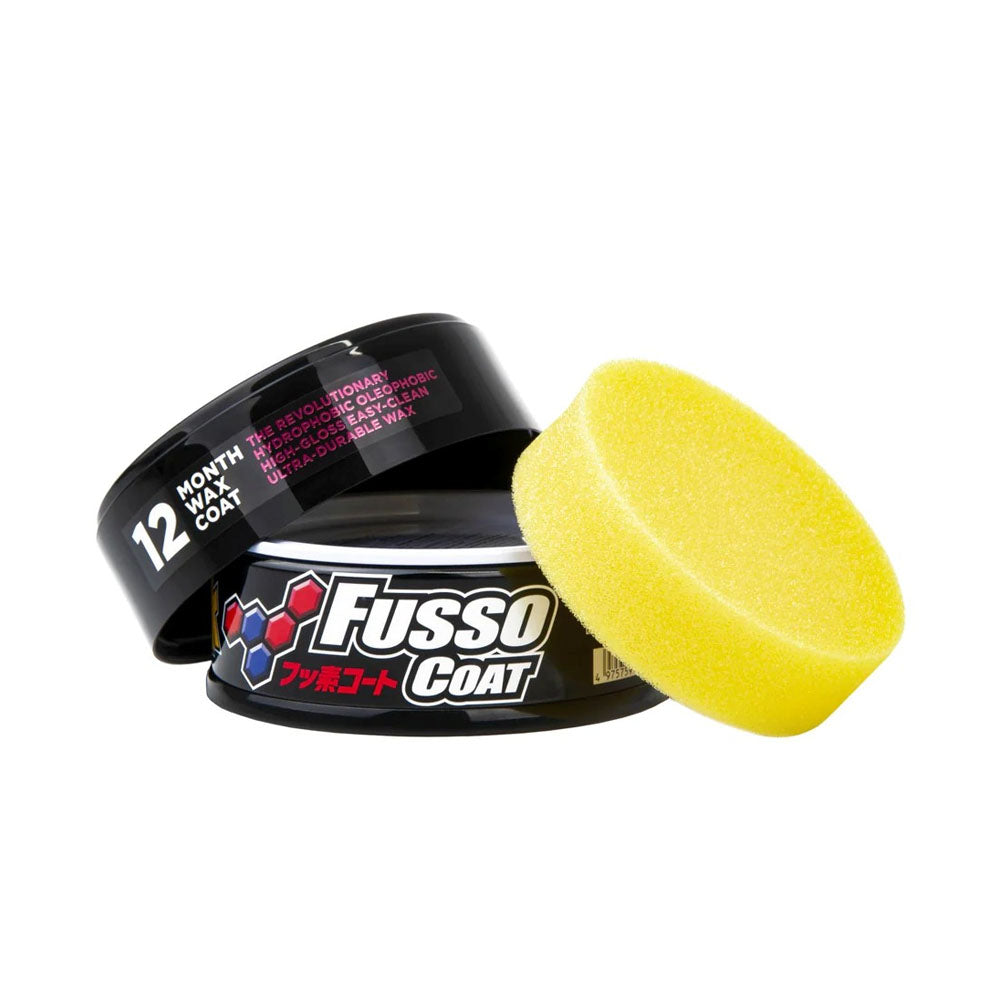 Soft99 Fusso Coat 12 - Months Wax Dark Color (EU) — packaging detail 1