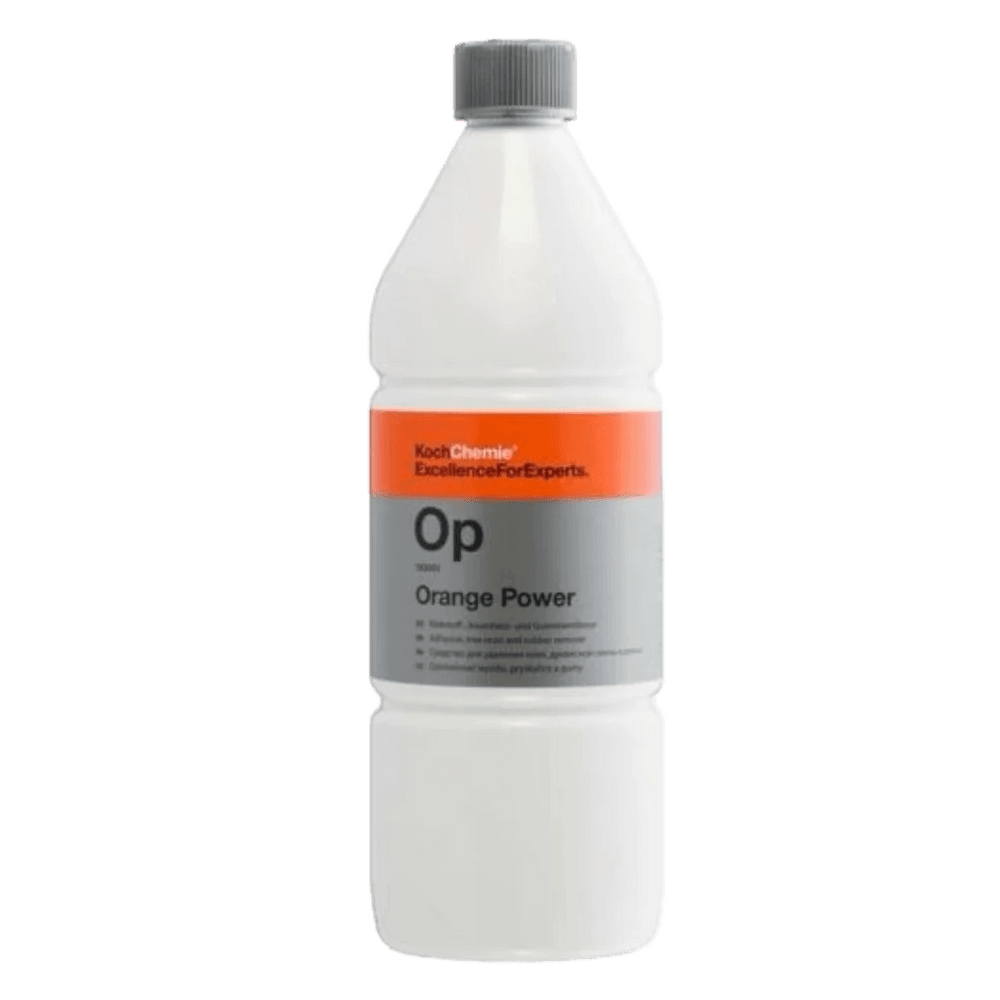 Koch Chemie Orange Power (OP) — Natural Adhesive, Tree Resin & Tar Remover 1L - Alpha Details