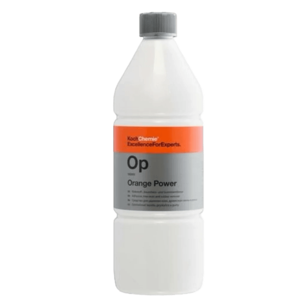 Koch Chemie Orange Power (OP) — Natural Adhesive, Tree Resin & Tar Remover 1L - Alpha Details