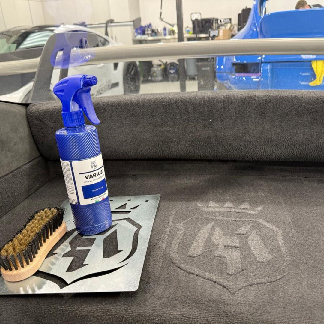 Labocosmetica ICON Carpet Stencil Logo Shaper - Alpha Details