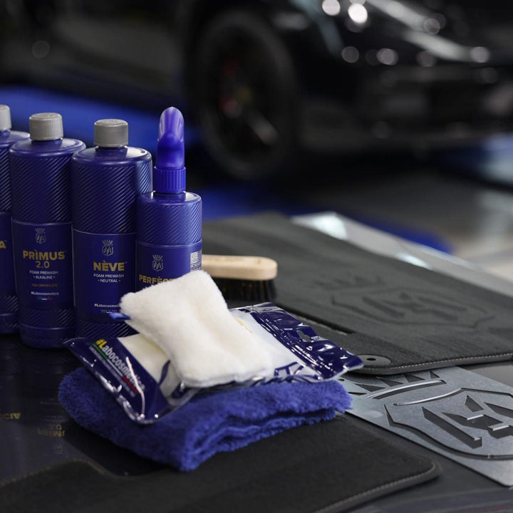 Labocosmetica ICON Carpet Stencil Logo Shaper - Alpha Details