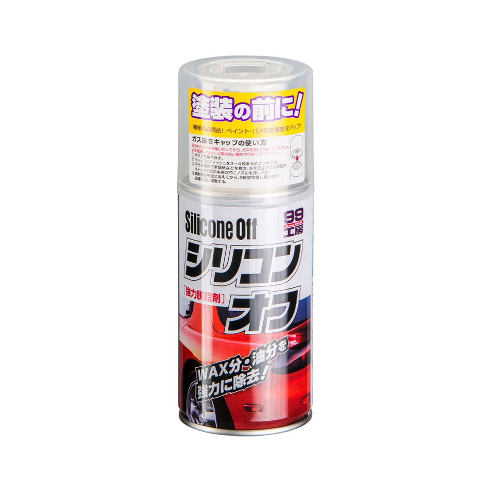 Soft99 Silicone Off — official Japanese retail packaging